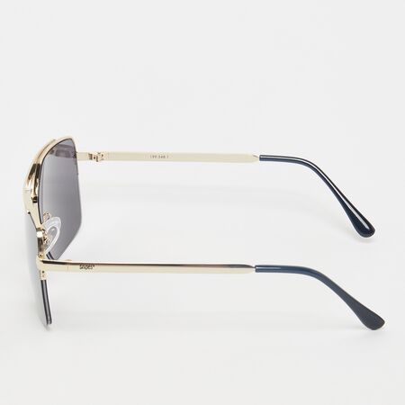 lunettes de soleil aviateur - argentée, noire