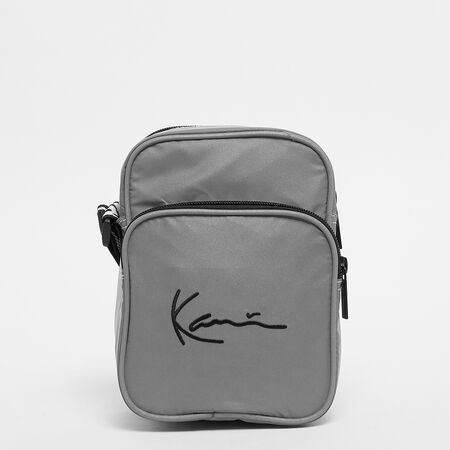 KK Signature Tape Reflective Messenger Bag silver