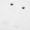 Mid Ankle Sock white/white/black