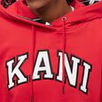 KK College Tape Hoodie red/white