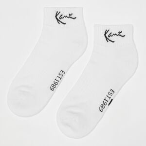 KK Signature Ankle Socks 3-Pack white