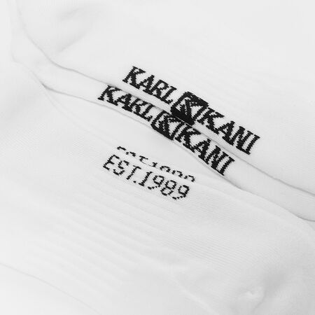 KK 2P Signature Crew Sock white/black