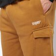 Small Logo Essential Slim Sweat Cargo Pants brown