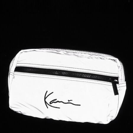 KK Signature Tape Hip Bag silver