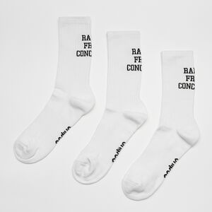 Claim Essential Crew Socks White (3 Pack)