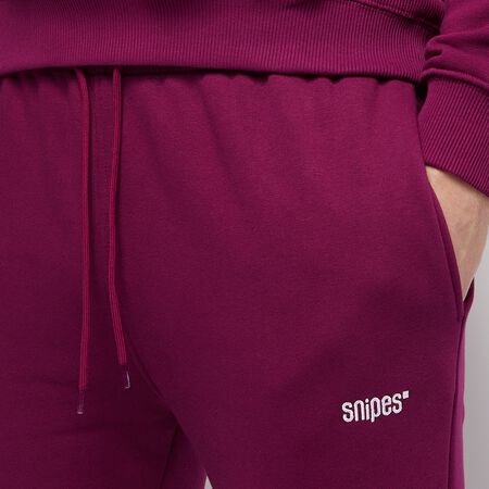 Basic Logo Essential Sweatpants burgundy