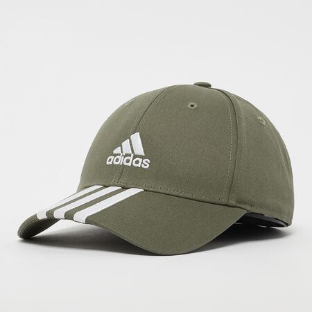 adidas Sportswear 3-Streifen Baseball Cap olive strata/white Baseball Caps  bei SNIPES bestellen