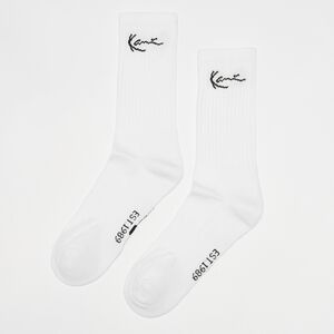 KK Signature Socks 3-Pack white