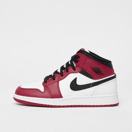 Air Jordan 1 Mid white/gym red/black